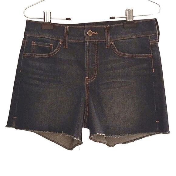 EUC NYDJ Raw Edge Lift X Tuck Technology Denim Shorts Size 4 - Picture 1 of 4